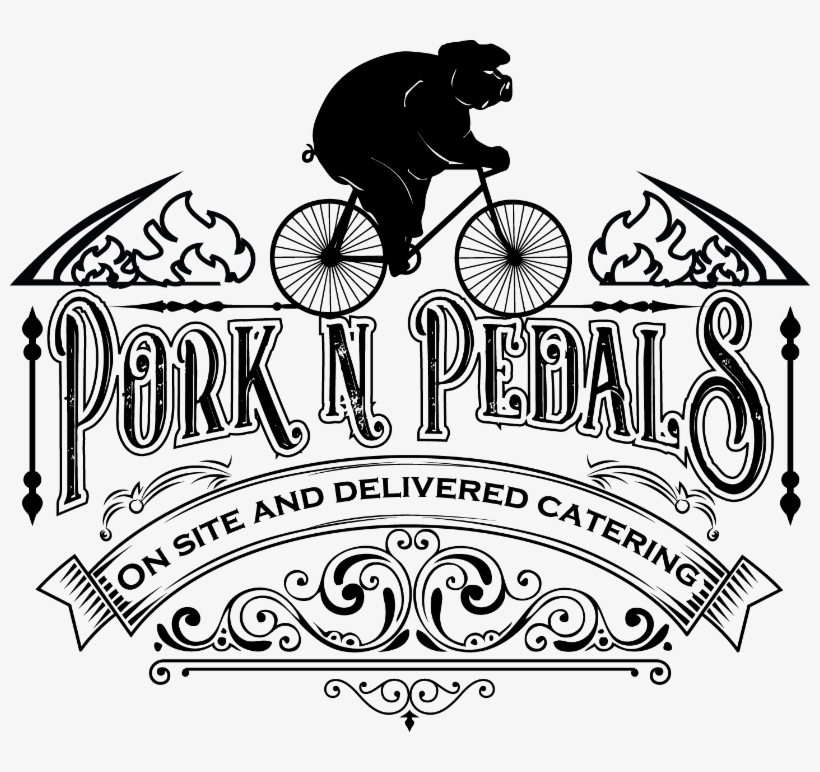 Food By Pork N Pedals - Thank You - Bicycle Round Ornament, transparent png #5703394