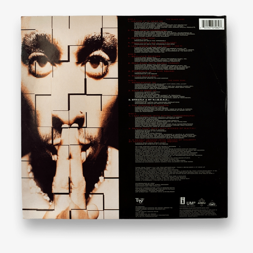 Strictly 4 My N - 2pac Strictly For My Niggaz Vinyl, transparent png #5704003