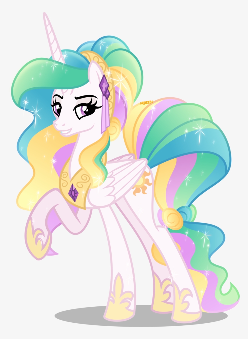 Crystal Princess Celestia By Orin331, transparent png #5704177