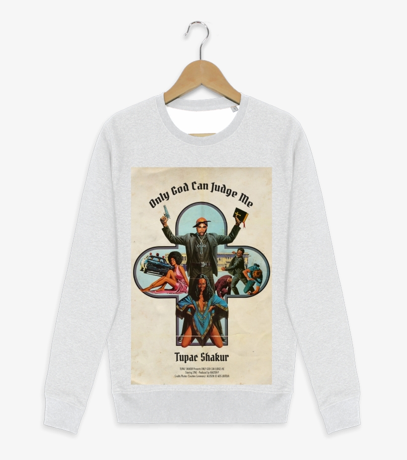 Sweat-shirt Stanley Stella Modèle Seeks 2pac Par Ads - Carteles Publicitarios De Religion, transparent png #5704467