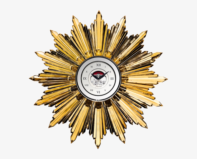 Sun Clock - Baccarat 2810841, transparent png #5704803
