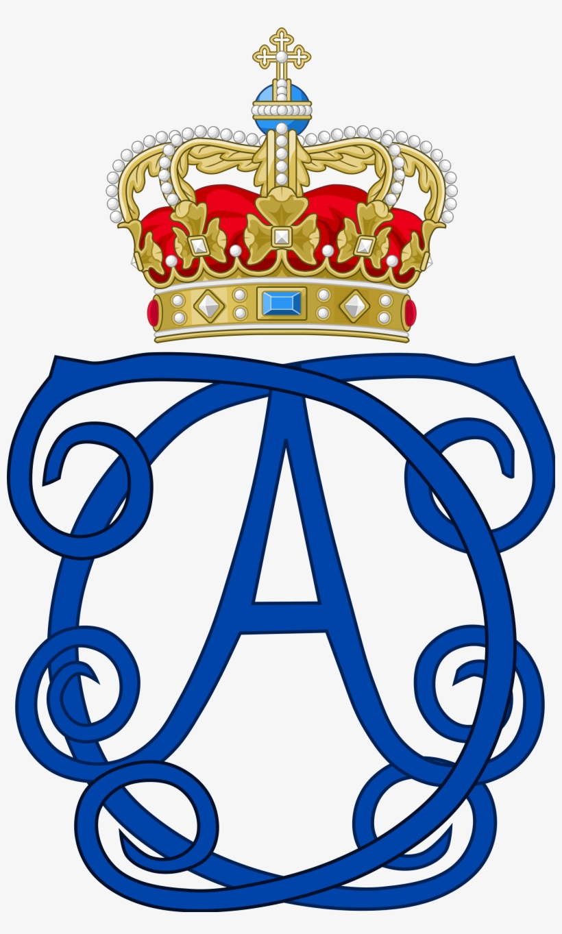 File Of Queen Charlotte Amalie Denmark Svg - Royal Monogram Denmark, transparent png #5705575