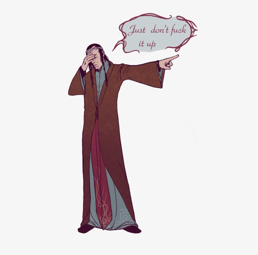 Elrond, transparent png #5705579