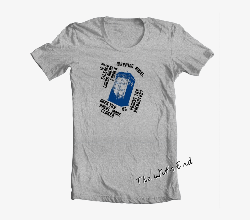 If A Silence Looks Away From A Weeping Angel Tee Shirt - Mos 6502 T Shirt, transparent png #5705860