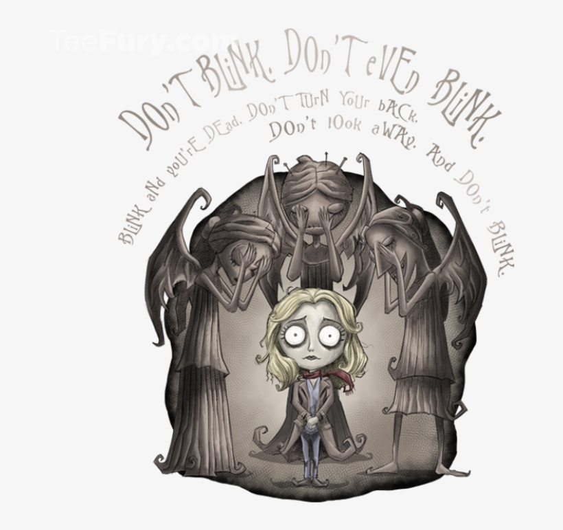 Weeping Angels, Doctor Who - T Shirt Weeping Angel, transparent png #5706848