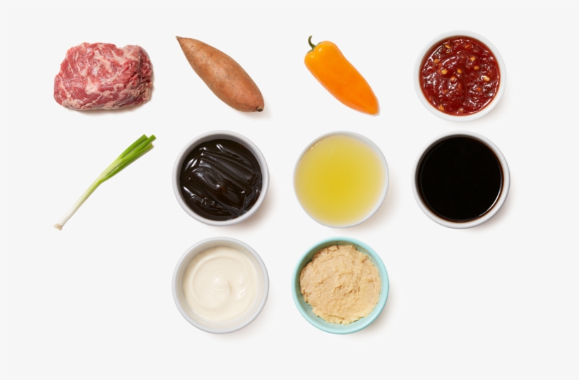 Seared Steaks & Spicy Peppers With Yuzu & Miso-dressed - Sweet Potato, transparent png #5707358