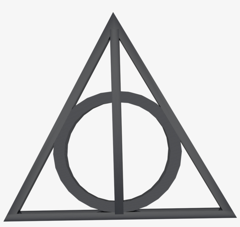 Printable Deathly Hallows Symbol, transparent png #5708362