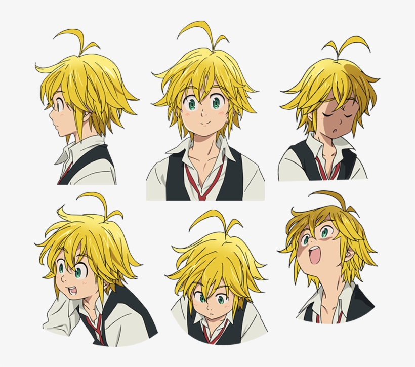 Thumb Image - Seven Deadly Sins Meliodas Face, transparent png #5708729