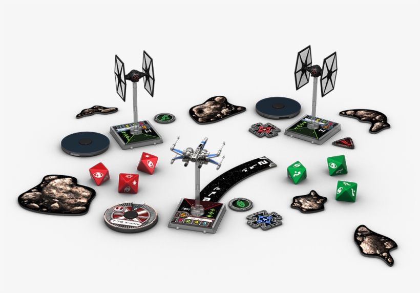 Ars Cardboard Reviews The Star Wars Miniatures Games - Star Wars The Force Awakens Core Set, transparent png #5708993