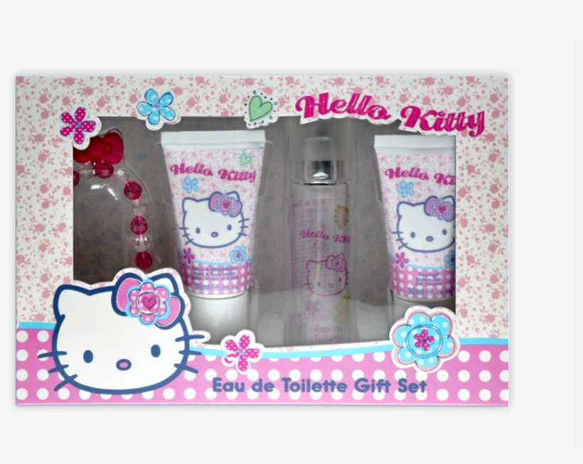 Hello Kitty Dotty Floral Eau De Toilette Gift Set, transparent png #5709169