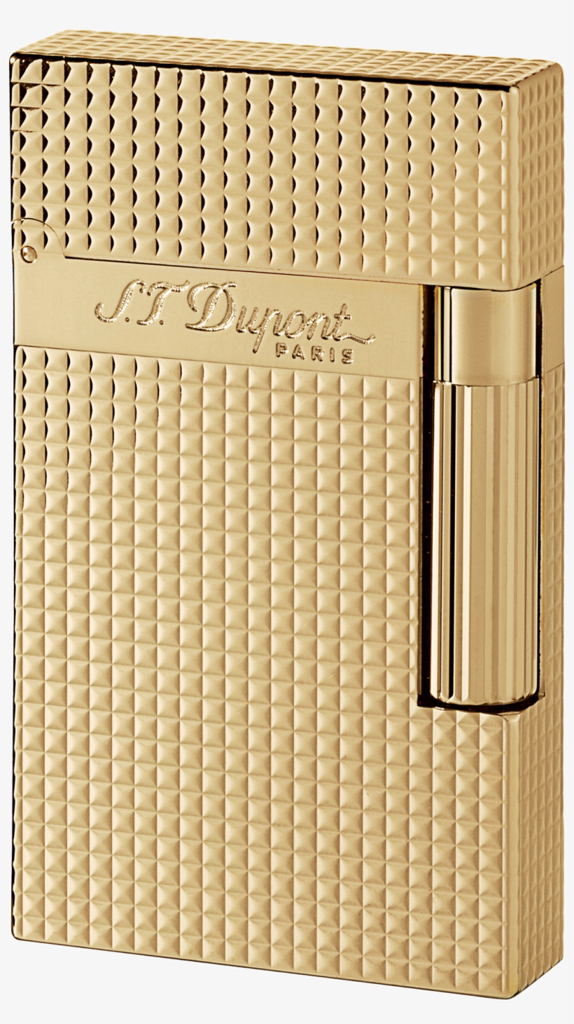 Tap To Expand - S.t. Dupont Diamond Head Yellow Gold Plated Ligne 2, transparent png #5710351
