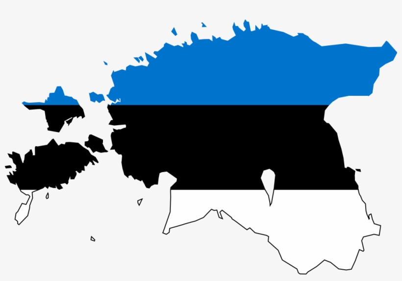 Estonia In World Map - Estonia Flag And Map, transparent png #5710710