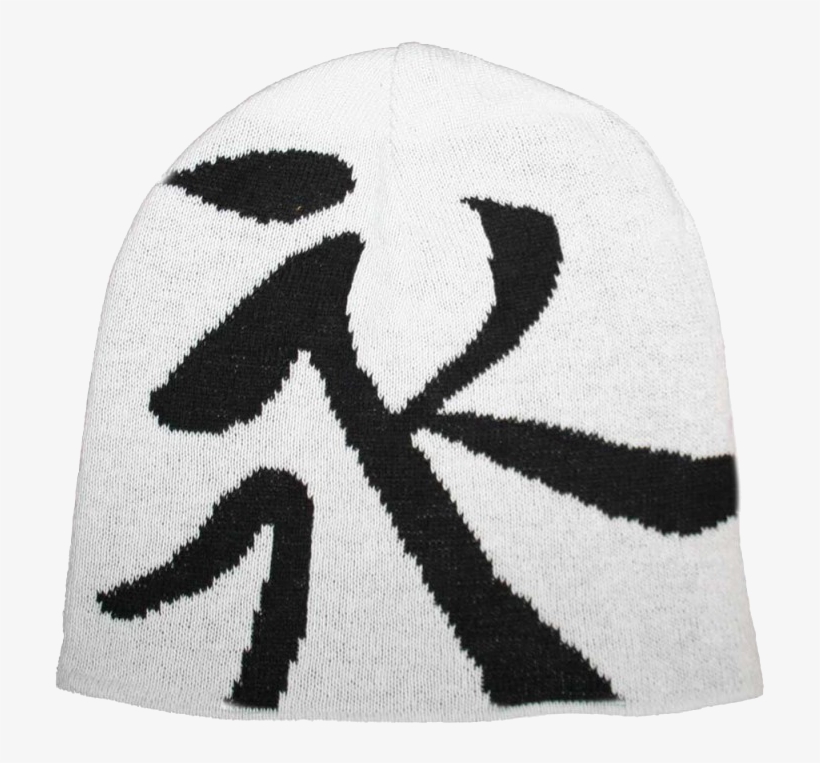 Keiko Beanie Kanji - White, transparent png #5711313