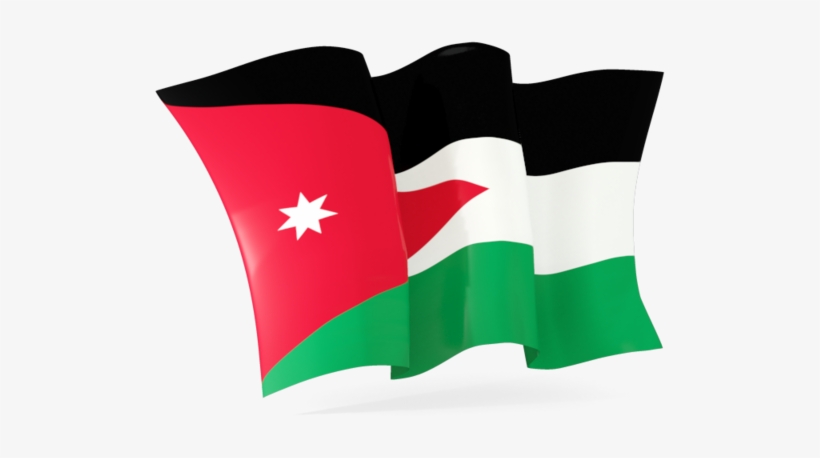 Jordania Clipart Transparent - Palestine Flag Waving Png, transparent png #5713385