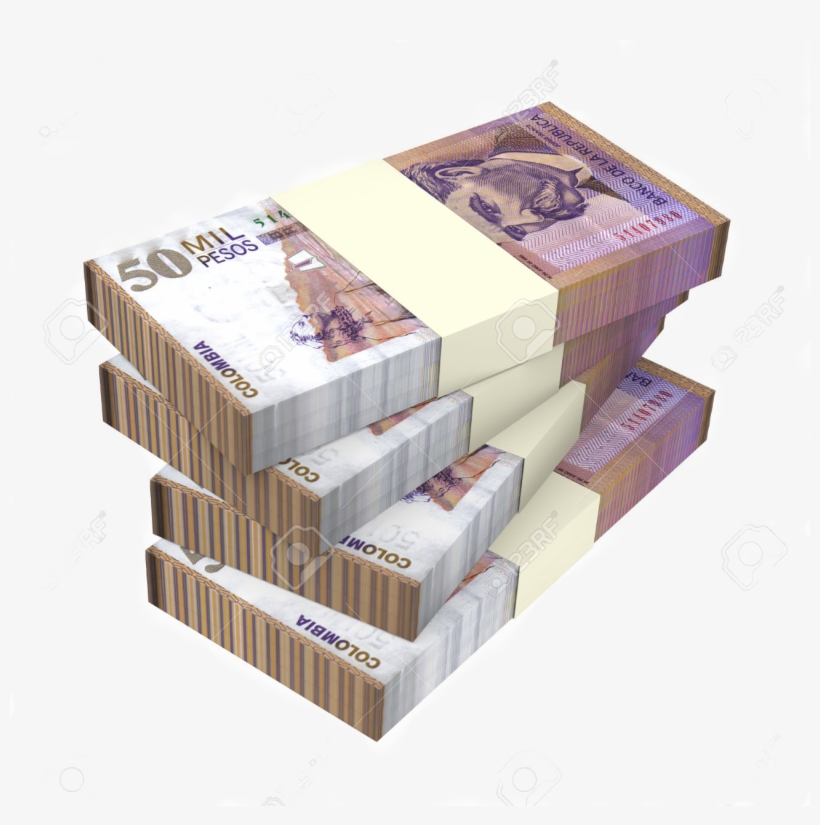 Te Acercaa Donde Tu Mas Quieres - Fajo De Billetes Colombianos, transparent png #5713442