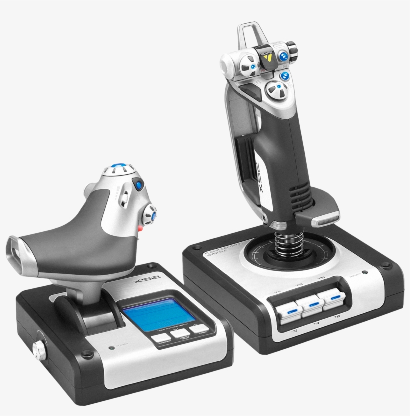 Learn More - Logitech G Saitek X52 Flight Control System, transparent png #5714496