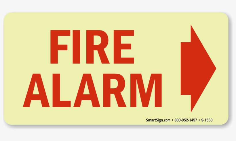 Fire Alarm - Do Not Block Fire Door, transparent png #5714677