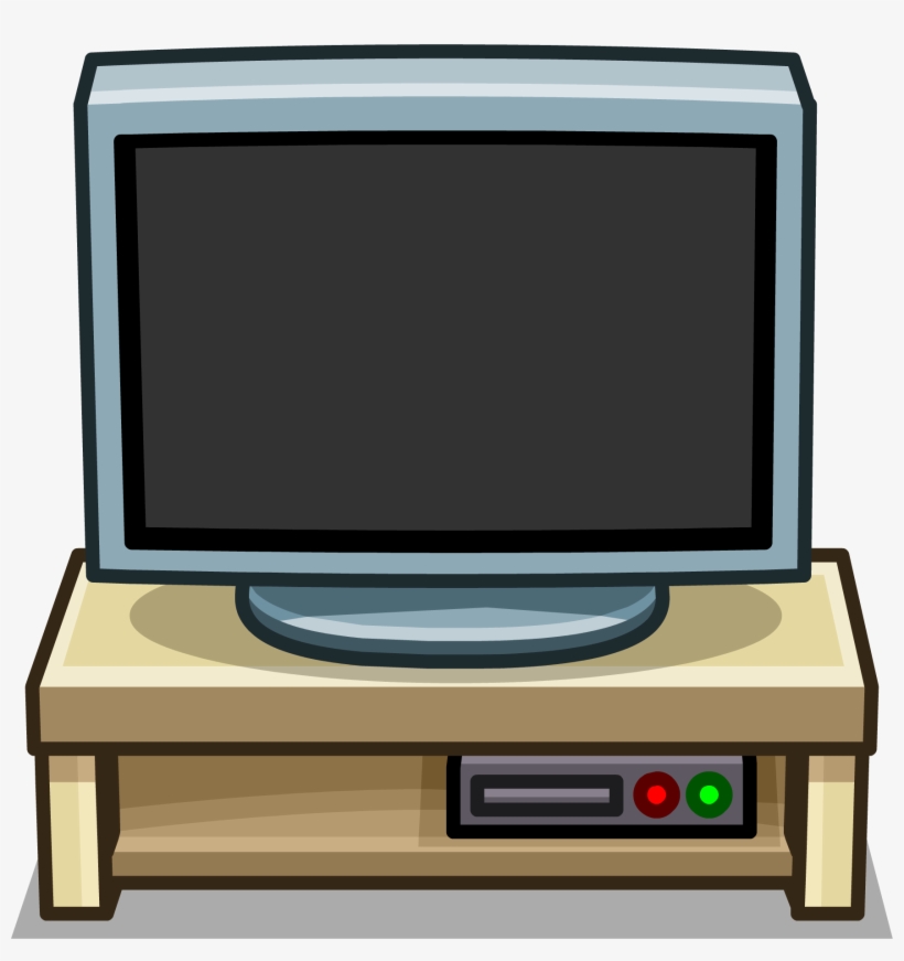 Gray Tv Stand Sprite 001 - Sprite Tv, transparent png #5715287