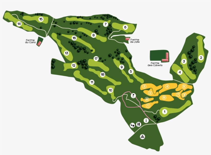 Initiation On A True Golf Course For All Those Wishing - Golf Club De L'ariège, transparent png #5716176