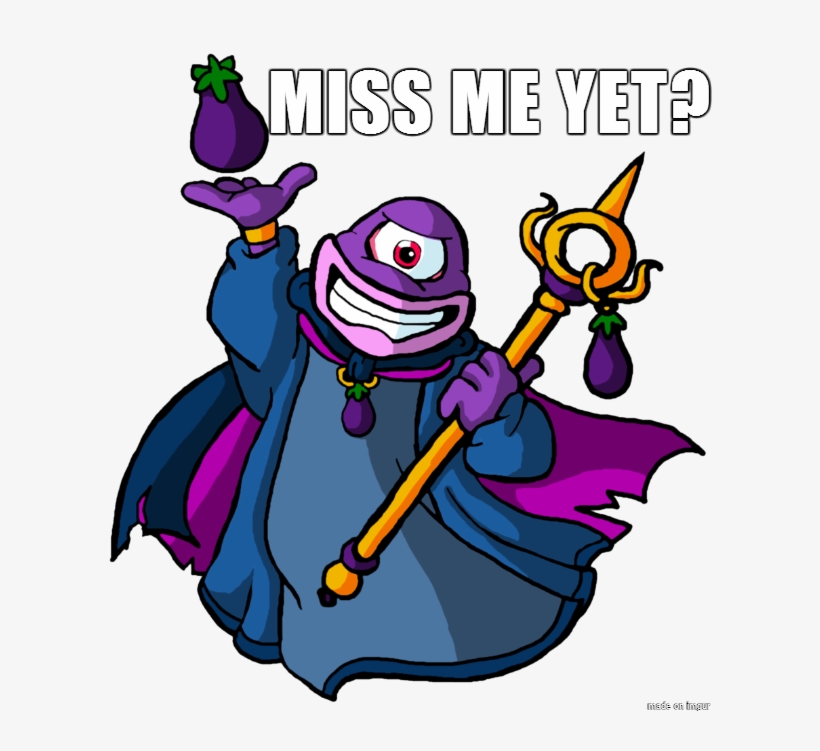 Eggplant Wizard, transparent png #5716439