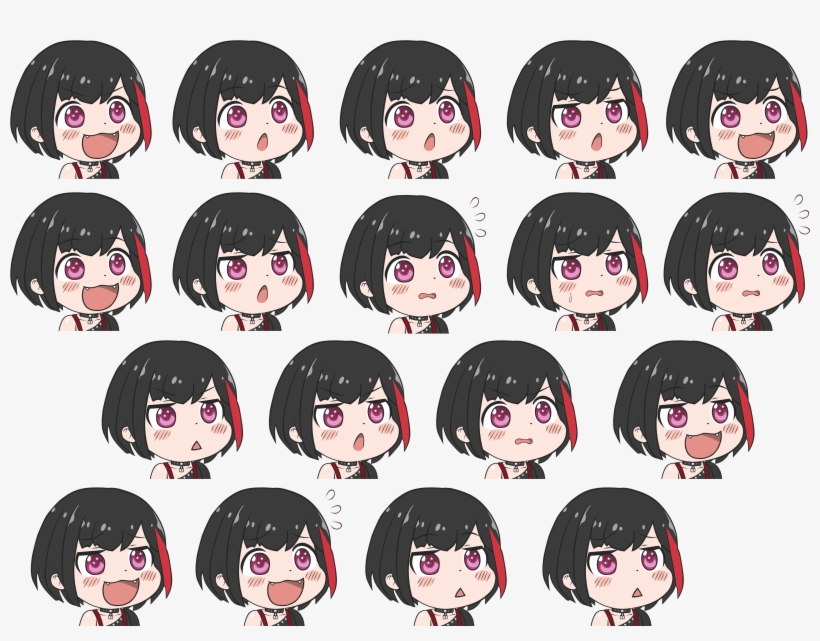 All The Different Emotions Of Chibi Hentaihaven - Anime, transparent png #5716516
