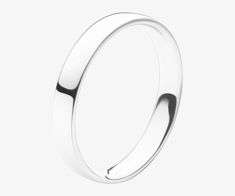 Georg Jensen Platinum Medium Width Wedding Band - Magic Ring - 18 Kt. White Gold 60 -, transparent png #5717667