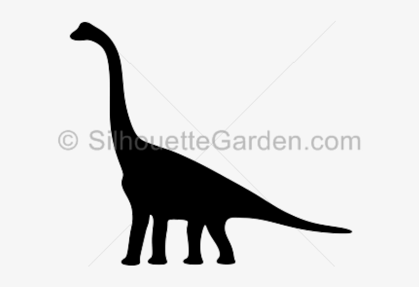 Brachiosaurus Silhouette, transparent png #5718142