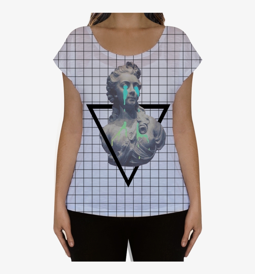 Camiseta Fullprint Cries In Seapunk Language De Fernanda - Camiseta Nossa Senhora De Nazaré, transparent png #5718699