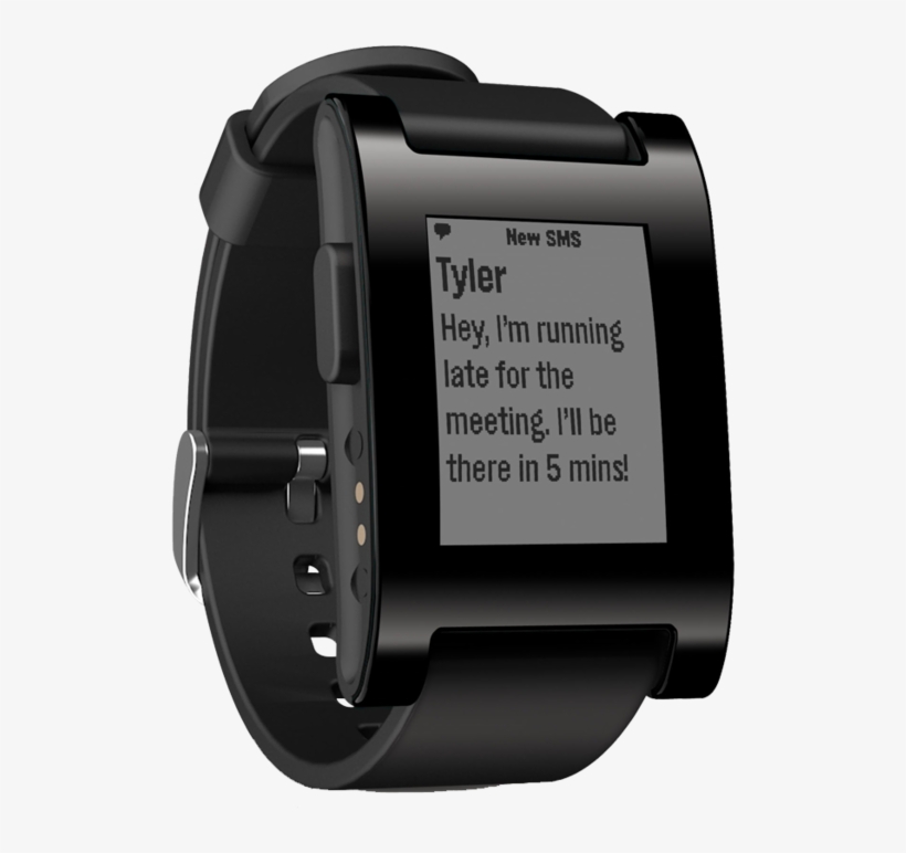 Pebble Smartwatch, transparent png #5721069
