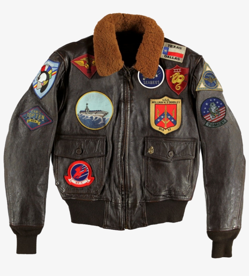 Original Top Gun Navy G-1 Goatskin Jacket, Bunker, transparent png #5721339