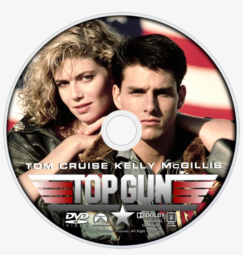 Top Gun Dvd Disc Image - Top Gun Dvd Label, transparent png #5721591
