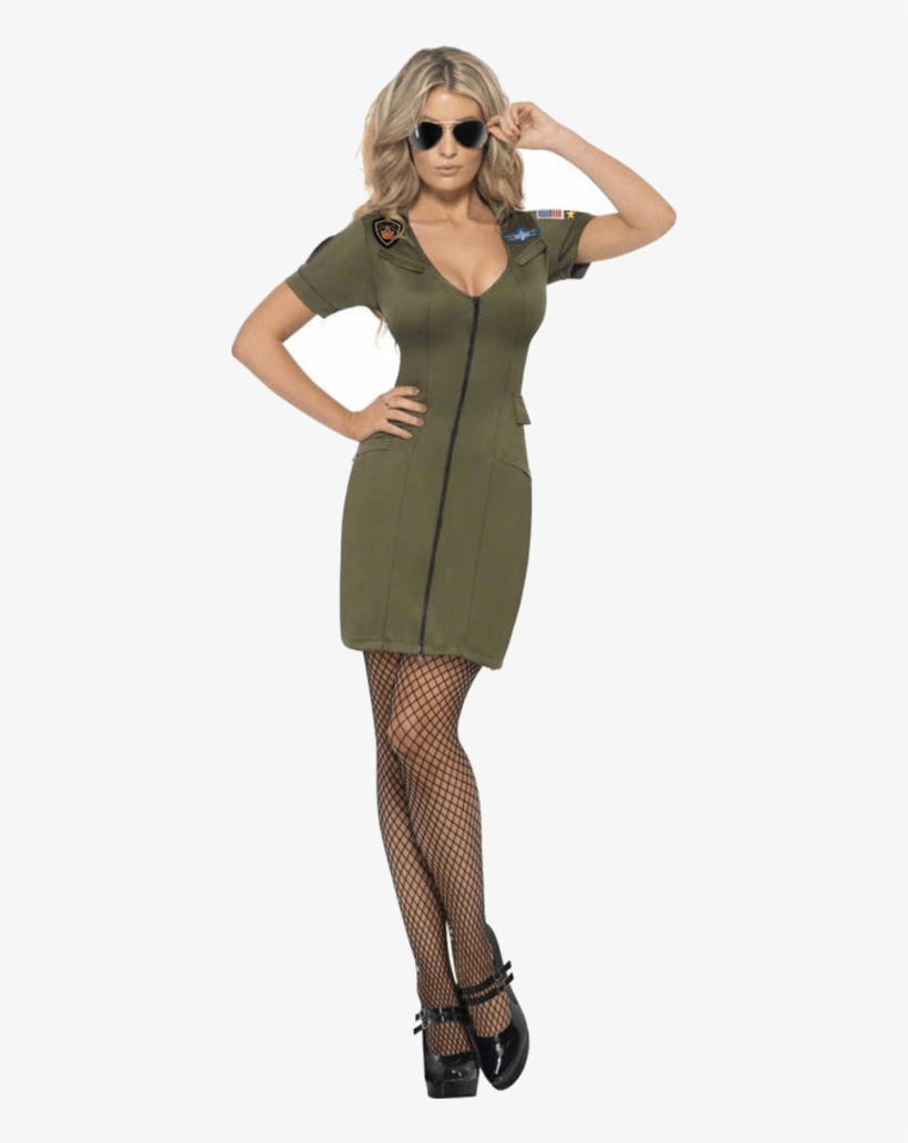 Top Gun Costume Female, transparent png #5721997