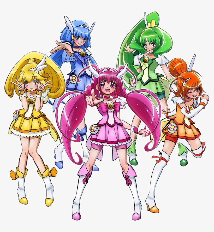 Precure All Stars Smile Precure Pose - Eiga Hugtto Precure ♡ Futari Wa Precure All Stars Memories, transparent png #5722575