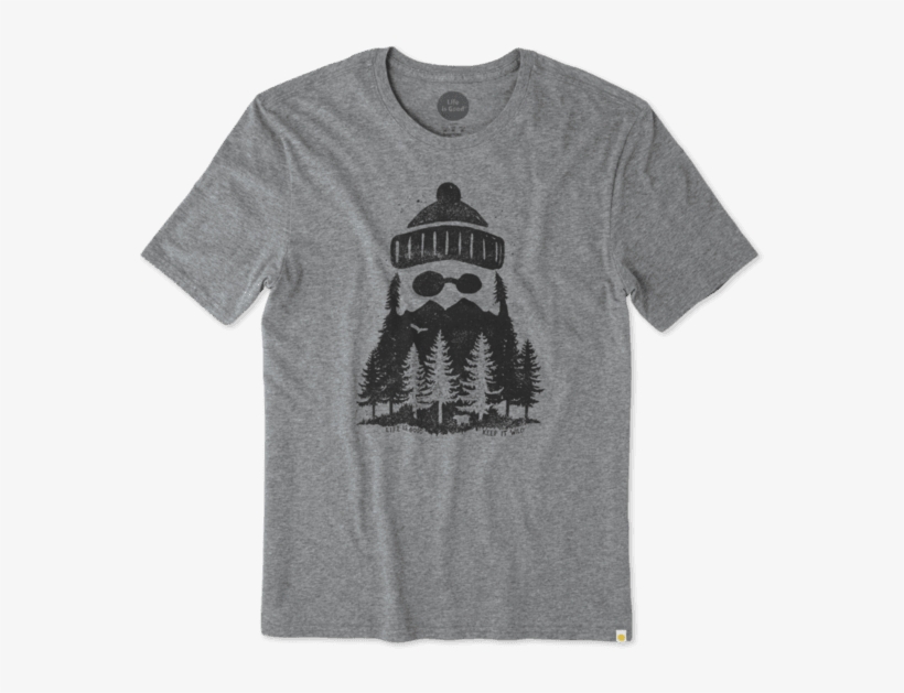 Life Is Good. U Jake's: Outdoor Beard - Cloud White, transparent png #5723431