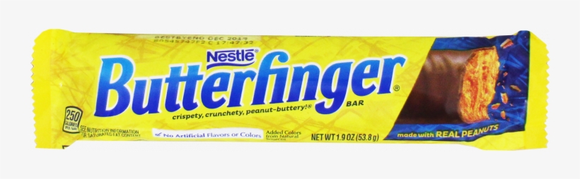 Nestle Butterfinger Bar - Butterfinger Candy Bar, transparent png #5724051