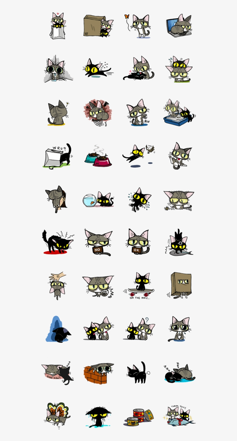 Px Cat Emoji, Cat Reference, Kawaii Cat, Cute Stickers, - Line スタンプ 2ch Aa, transparent png #5724797
