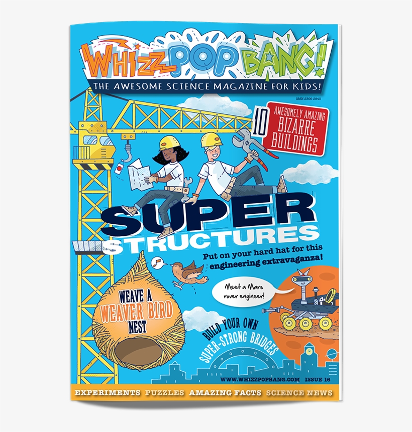 Whizz Pop Bang Science Magazine For Kids Engineering, transparent png #5725709