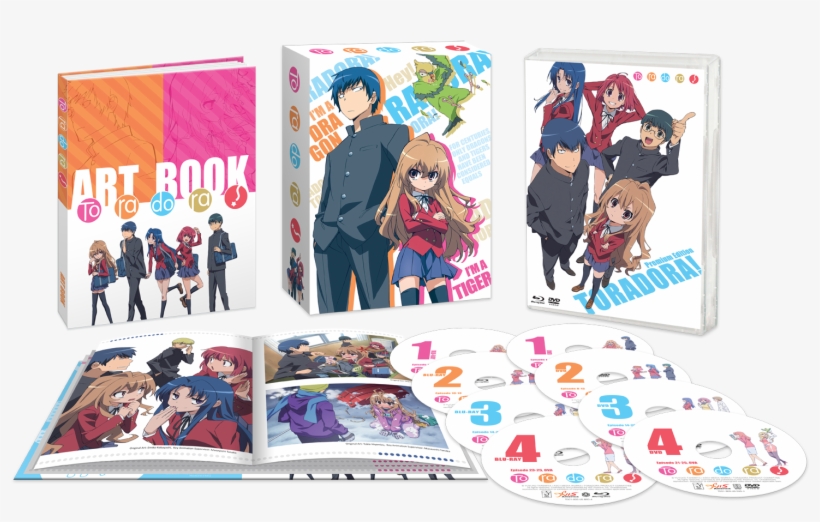 32 Pages) With Episode Guide, Character And Relationship - Toradora! Dvd/blu-ray Set 1, transparent png #5727739