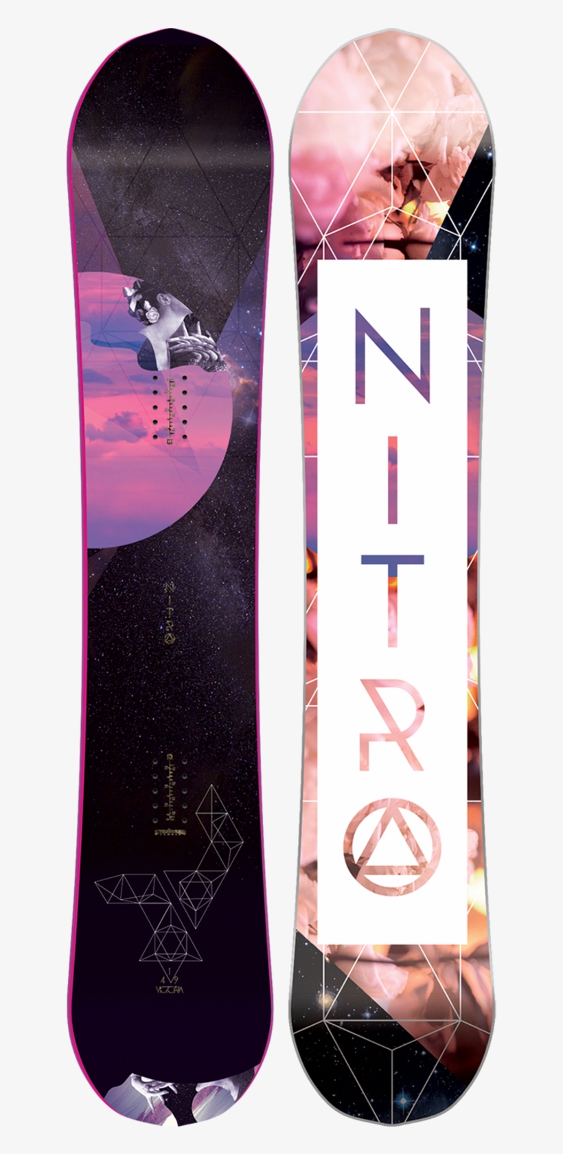 Nitro Snowboards - Nitro Snowboard For Girls, transparent png #5727740