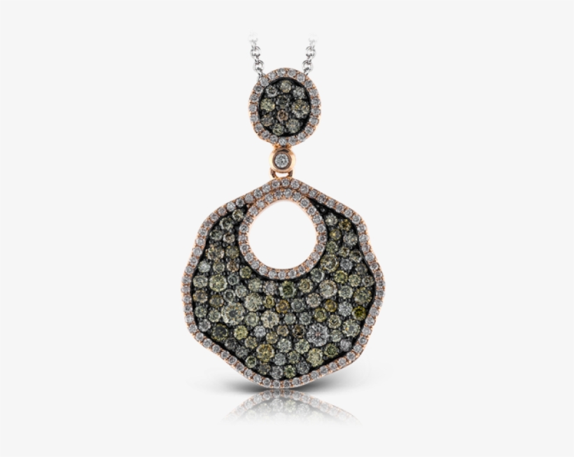 Zp483 Pendant - Gold, transparent png #5729086