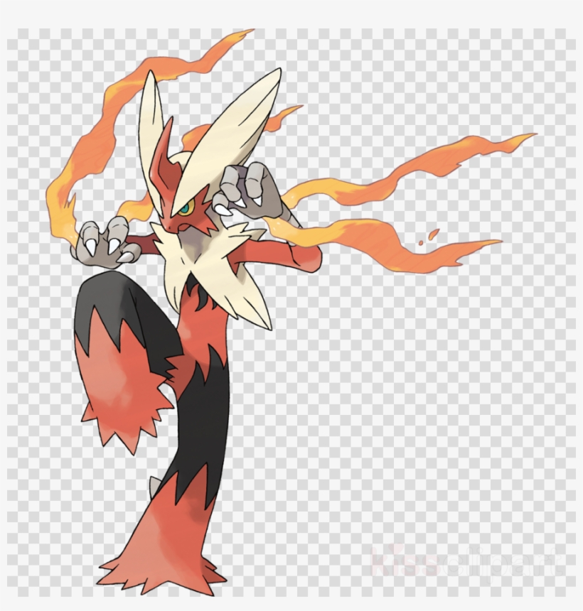 Mega Blaziken Clipart Blaziken Torchic Sceptile - Mega Blaziken Official Art, transparent png #5730165