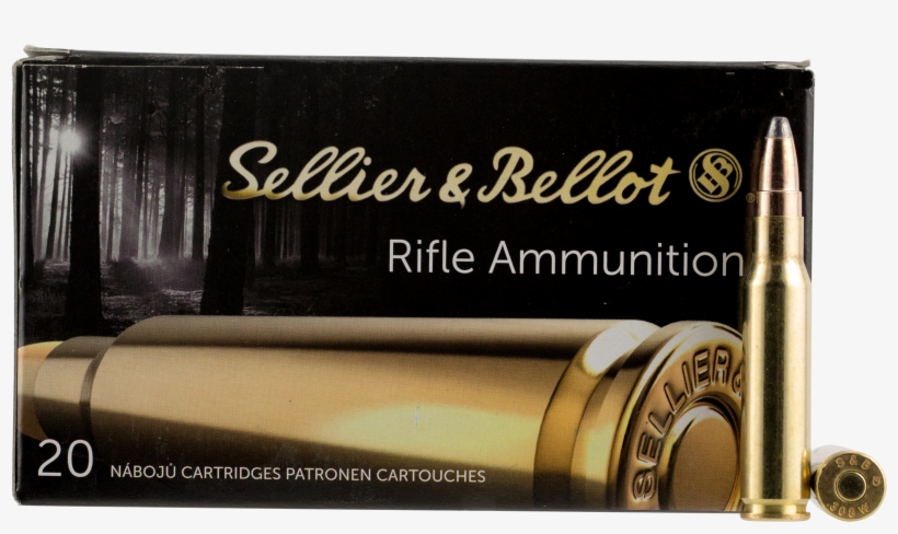 Sellier & Bellot Sb308f Rifle Hunting 308 Win/7 - Sellier Bellot 308 Ammo For Sale, transparent png #5733099