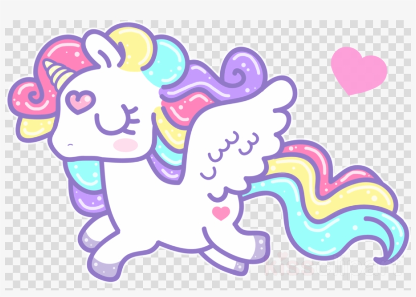 Pretty Unicorn Clipart Unicorn Drawing Kawaii - Unicorn Hello Kitty, transparent png #5733640