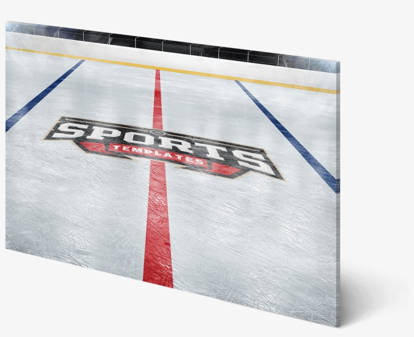 Present Logos On A Hockey Rink - Mockup, transparent png #5733906