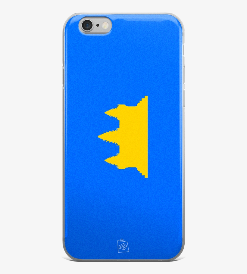 Iphone 6/6s, 6/6s Plus Case Gold Angkor Wat On Blue - Flag Of Cambodia, transparent png #5734722
