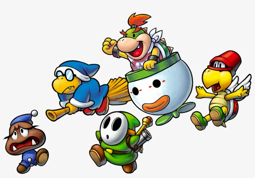 Is Leading An Army Now, So You'd Better Go Along With - Mario Luigi Bowser Inside Story Characters, transparent png #5734905