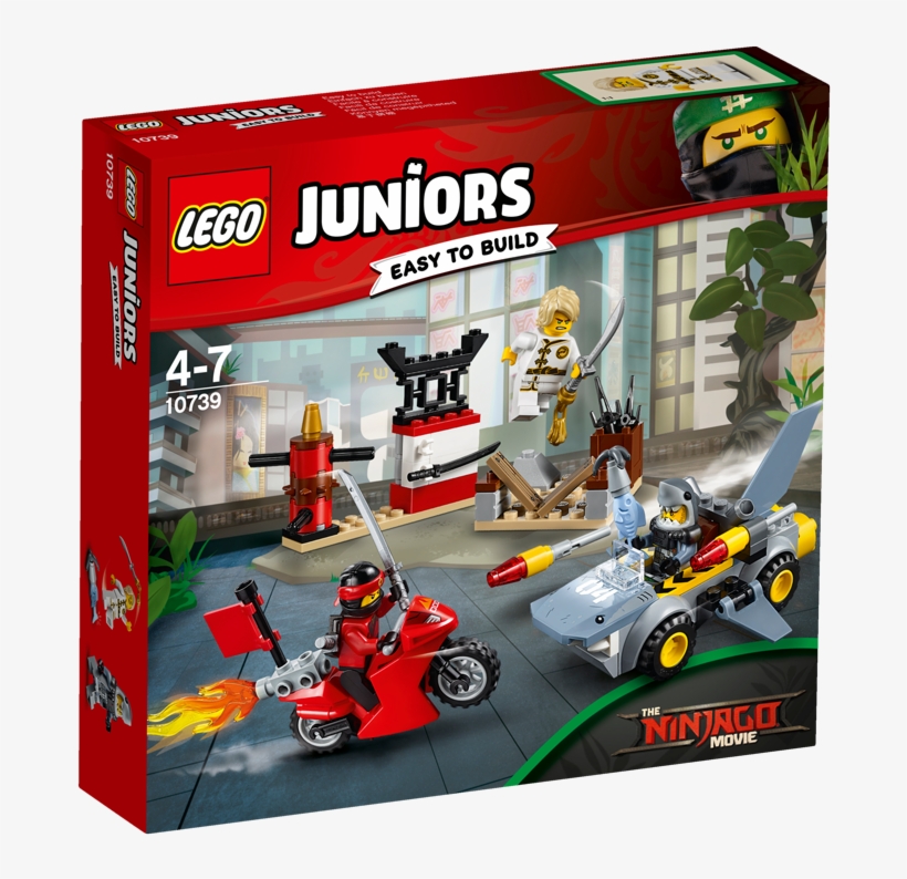 10739 Shark Attack - Lego Juniors 10739 Ninjago Shark Attack, transparent png #5735729