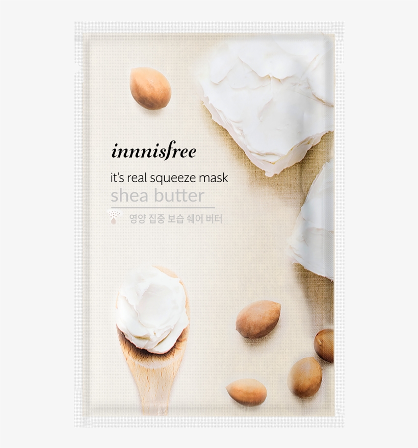 Mascarilla Nutritiva Innisfree It's Real Squeeze Mask, transparent png #5737629
