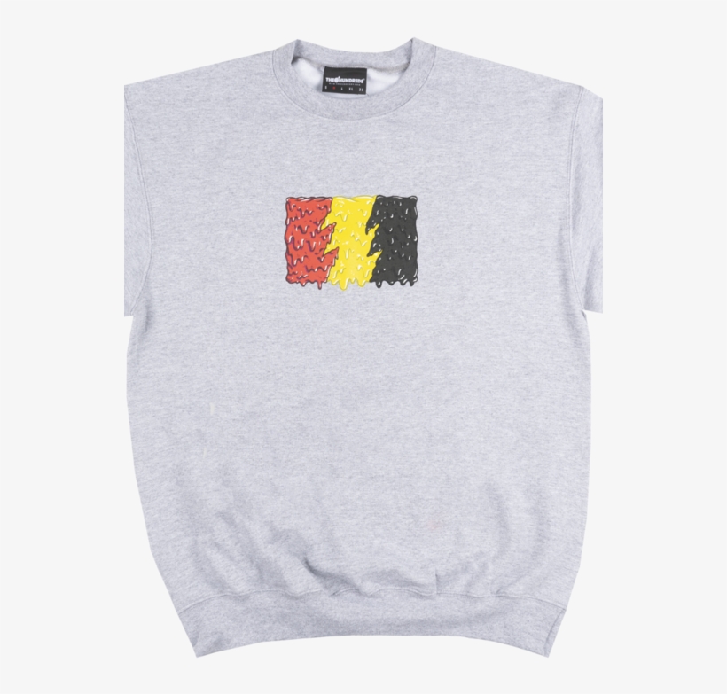 The Hundreds Slime Flag Crewneck Sweatshirt Pullover, transparent png #5737630