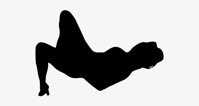 Silhouette Black And White Woman Poster Person, transparent png #5737800